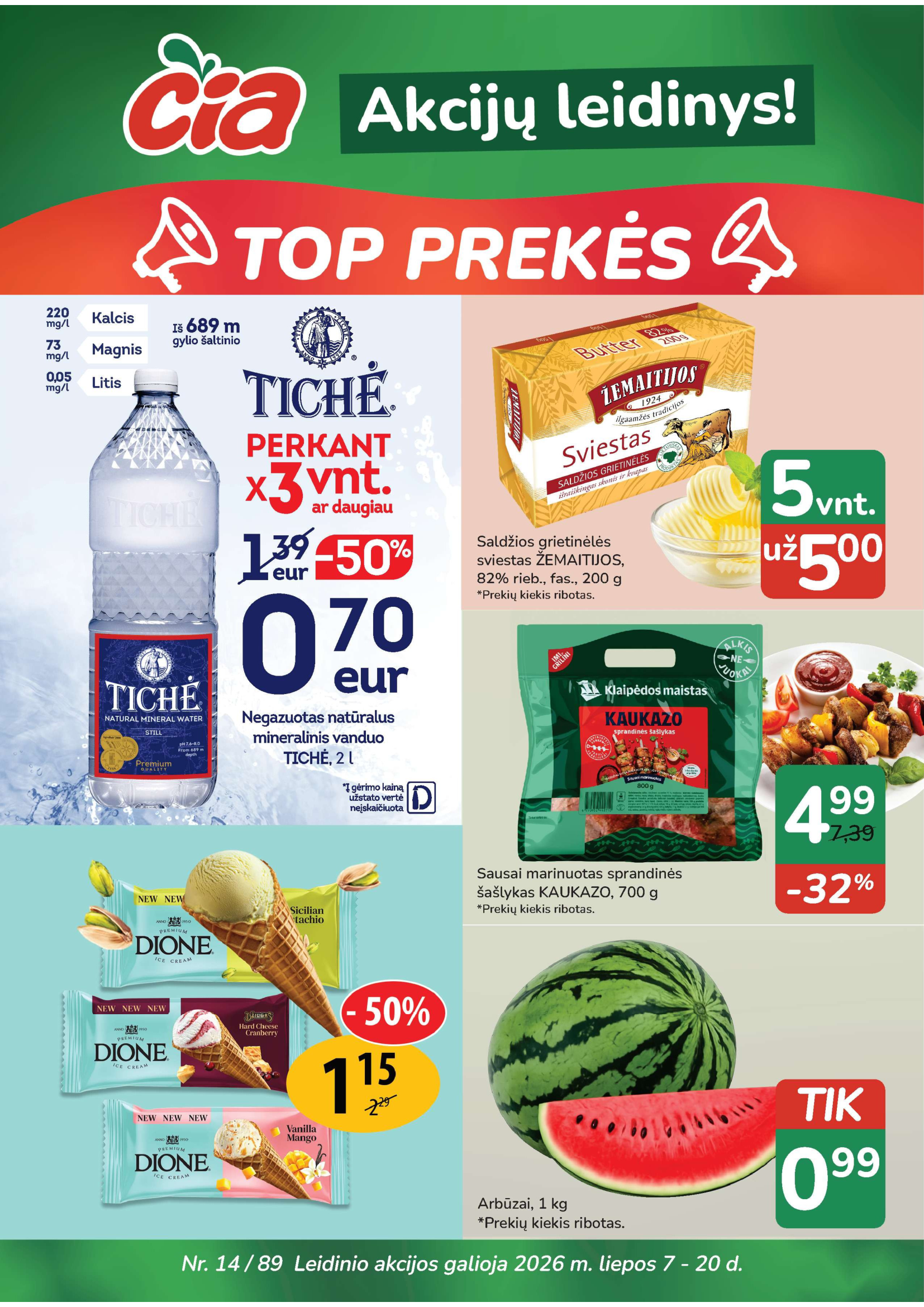 Akcijų leidinys! – 1 puslapis